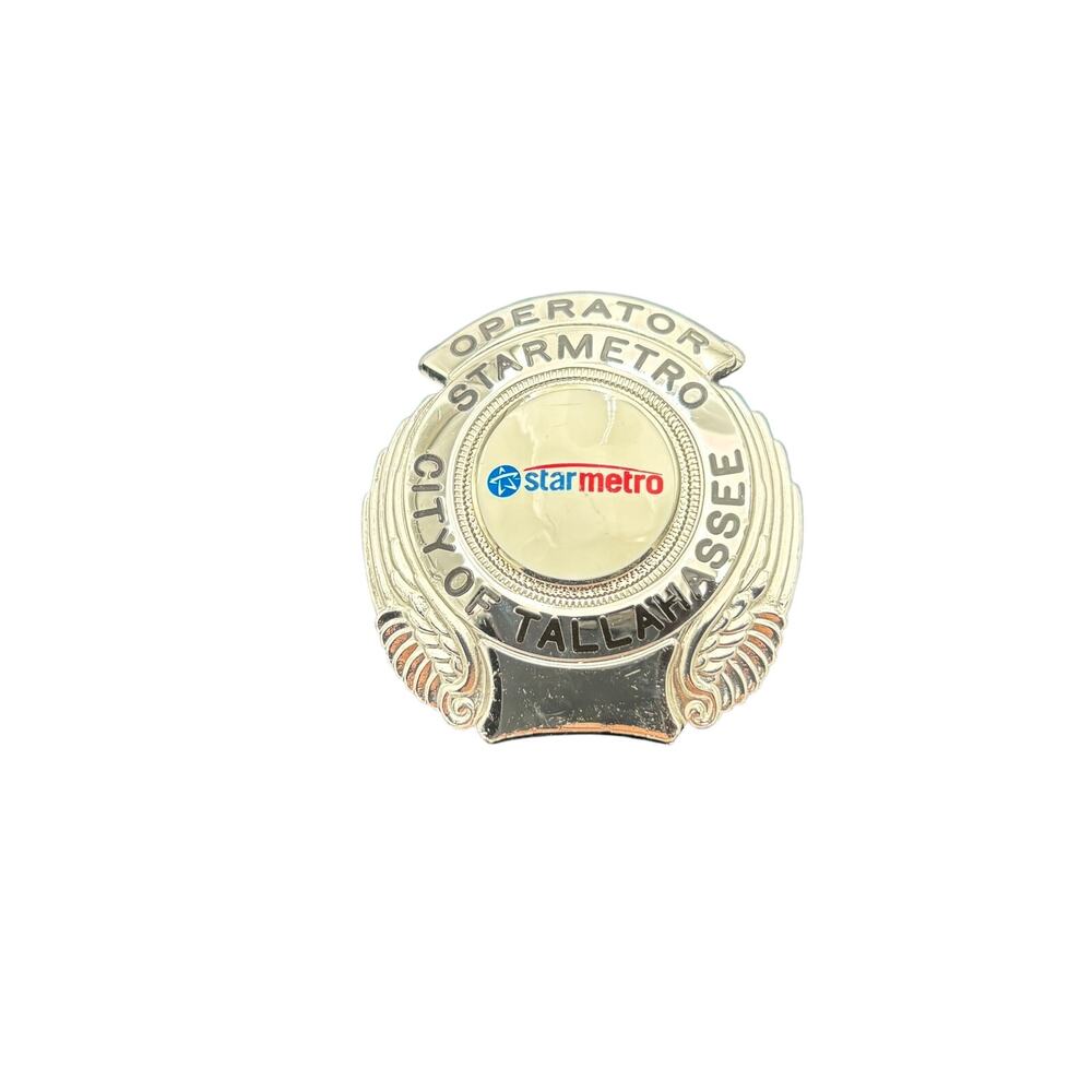 StarMetro Operator Badge Pin City of Tallahassee Transit Bus Driver Uniform